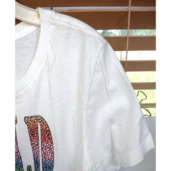 Vintage Rainforest Cafe Nashville Logo T-Shirt White Glitter WILD XXL 90s - Picture 6 of 8